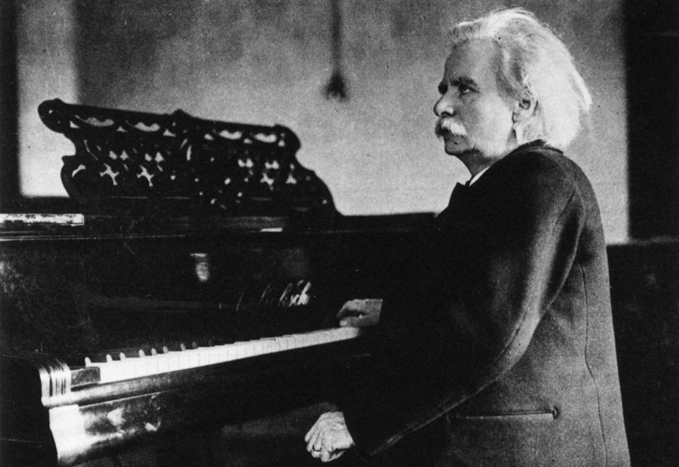 伟大的作曲家指挥爱德华·格里格(edvard grieg) 之